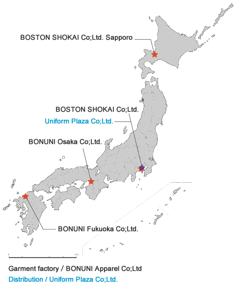 ボストン商会日本地図